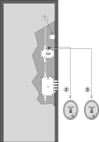Схема установки MMCODE в металлическую дверь