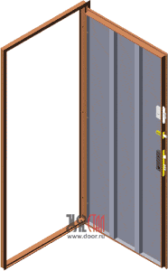 Конструкция двери СТАЛ-42