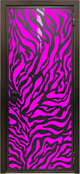 декоративная отделка для металлических дверей СТАЛ Металл-Арт пурпурный