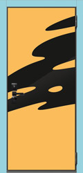 декоративная крашеная панель Арт гласс для металлических дверей СТАЛ рис 2