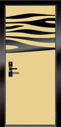декоративная крашеная панель Арт гласс для металлических дверей СТАЛ рис 4
