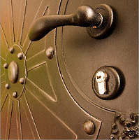 Фрагмент двери с отделкой Магнум 1