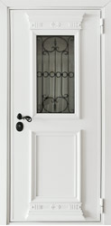 дверь с эксклюзивной отделкой Авандор Опус (белая)