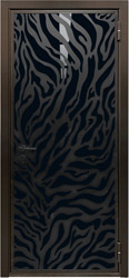 декоративная отделка для металлических дверей СТАЛ Металл-Арт черный