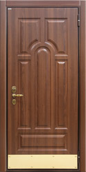 металлическая дверь с панелью Модерн 16 мм