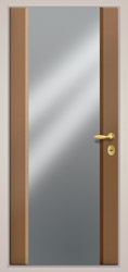 декоративная панель перспектива с зеркалом для металлических дверей СТАЛ