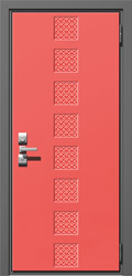 декоративные панели для металлических дверей СТАЛ ромбы рис 06
