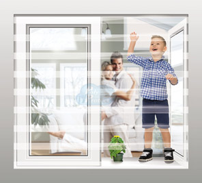 Защитная прозрачная решетка на окно - от выпадения детей