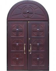 Эксклюзивная разработка входной двери в православный храм дверь с фрамугой