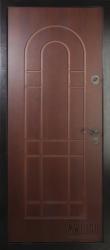 Дверь с фрезерованной панелью из корабельной фанеры