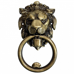 Кольцо-стучалка LION<br>бронза