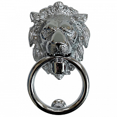 Кольцо-стучалка LION<br>хром блестящий